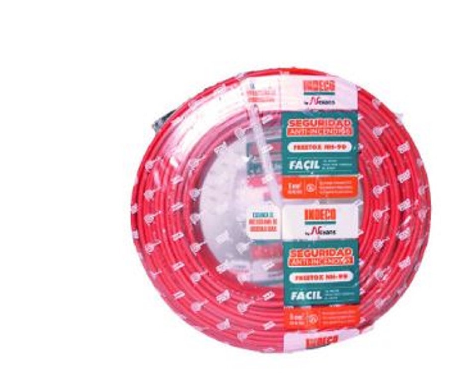CONDUCTOR ELECTRICO 750V LIBRE HALOGENO 4MM2 ROJO FREETOX-PC NH90