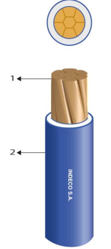 CONDUCTOR ELECTRICO 750V LIBRE HALOGENO 4MM2 AZUL FREETOX-PC NH90