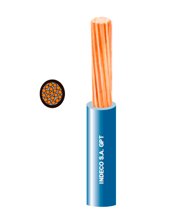 CONDUCTOR ELECTRICO 300V 14AWG AZUL AUTOMOTRIZ GPT-3