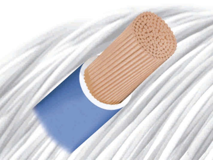 CONDUCTOR ELECTRICO 750V LIBRE HALOGENO 4MM2 BLANCO AFIRENAS L H07Z1-K