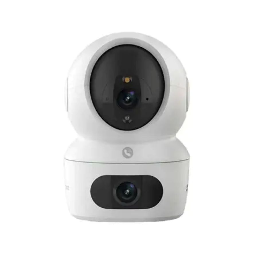 KIT CAMARA IP INT 2K 2K FHD 360° DOBLE LENTE WI-FI AUDIO