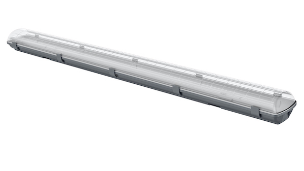 LUMINARIA HERMETICA LED DOBLE 100-277V IP65 P/T5/T8 DAMP-PROOF