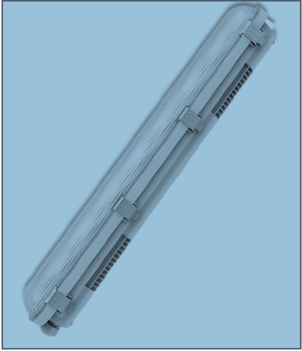 LUMINARIA HERMETICA LED  58W 100-277V 6500K IP65 L1500MM DAMP-PROOF PFM