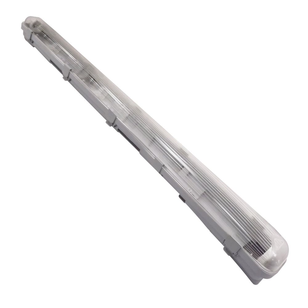 LUMINARIA HERMETICA LED 100-277V IP65 L1200MM 2X T5/T8 DAMP-PROOF HOUSING