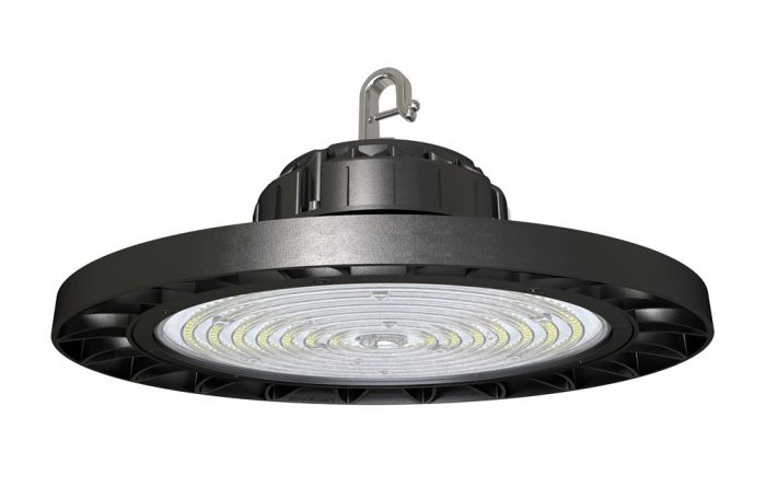 LUMINARIA LED HIGH BAY 200W 100-277V 5700K IP65 NEGRO PFM