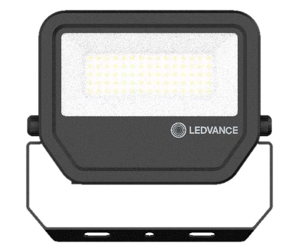 LUMINARIA LED REFLECTOR 50W 100-277V 3000K IP65 NEGRO FLOODLIGHT