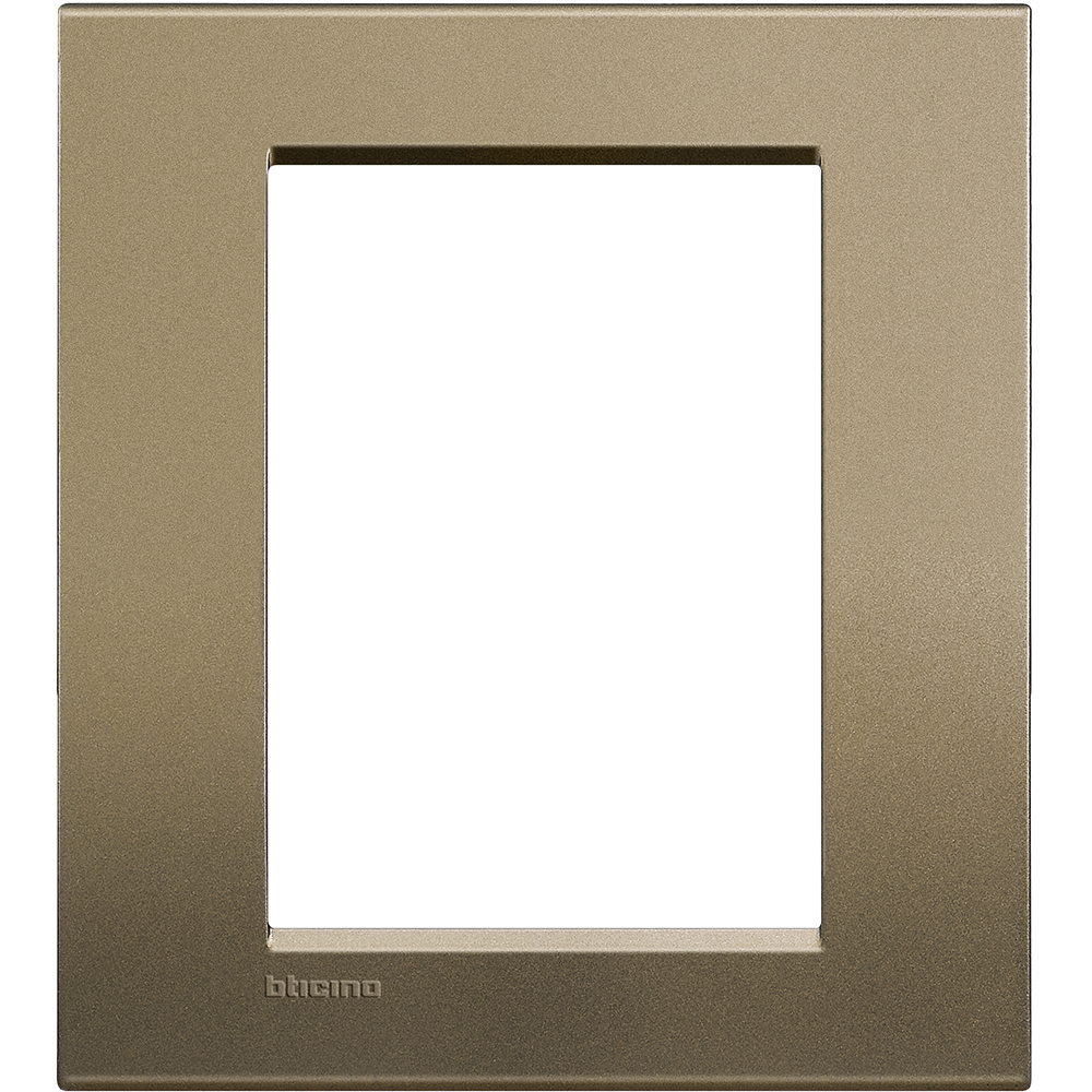 PLACA 3+3 VERT GRIS METAL LIVING LIGHT LNA4826SQ