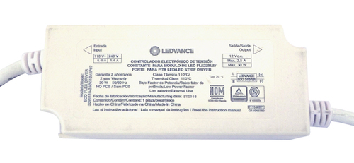 DRIVER LED 30W 100-240V 12V IP20 ECO FLEX