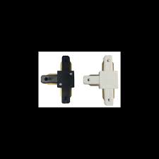 CONECTOR TIPO T DERECHO ALUMINIO P/RIEL TRIF NEGRO TRACKLIGH