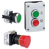 PULSADOR DOBLE METAL VERDE/ROJO 1NA+1NC OZMOS 023717