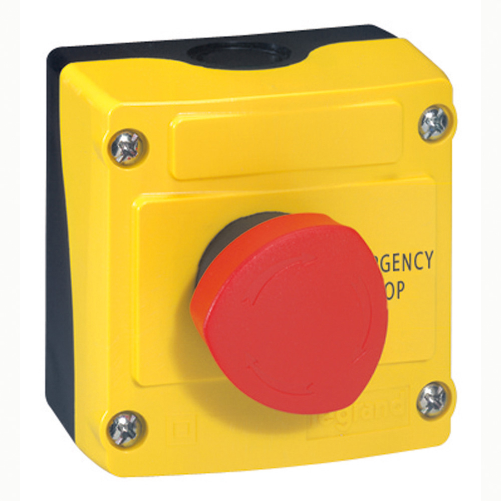 CAJA BOTONERA PLAST PARADA EMERG HONGO 40MM 1NC OSMOZ 024212
