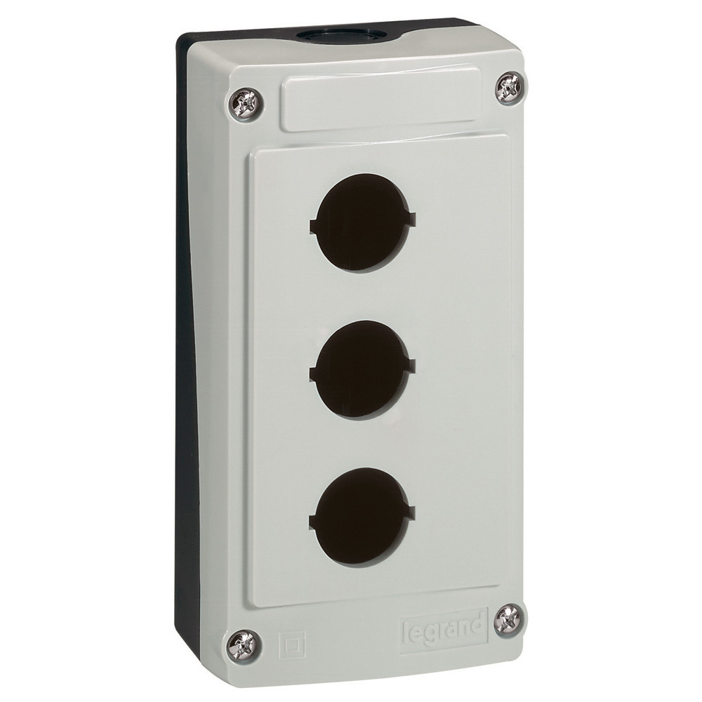 CAJA BOTONERA VACIA PLAST 3 ORIFICIOS 22MM OSMOZ 024203