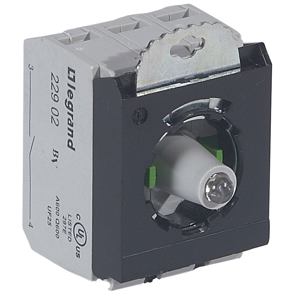 CUERPO COMPLETO P/CABEZA LUMIN LED VERDE 230VAC 2NA 23018