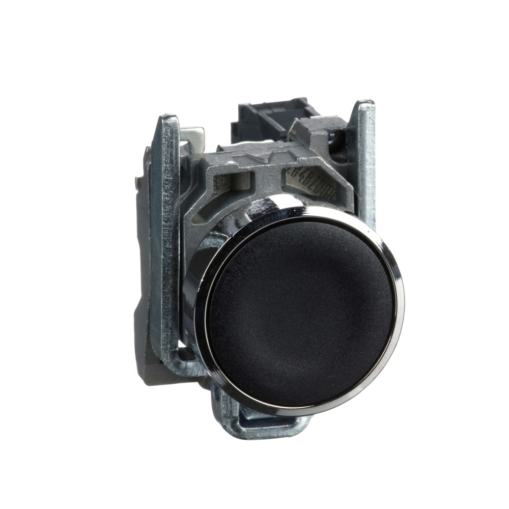 PULSADOR RASANTE METAL NEGRO 22MM 1NA HARMONY XB4BA21