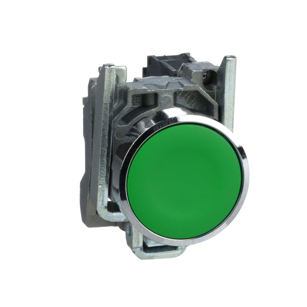 PULSADOR RASANTE METAL VERDE 22MM 1NA HARMONY XB4BA31