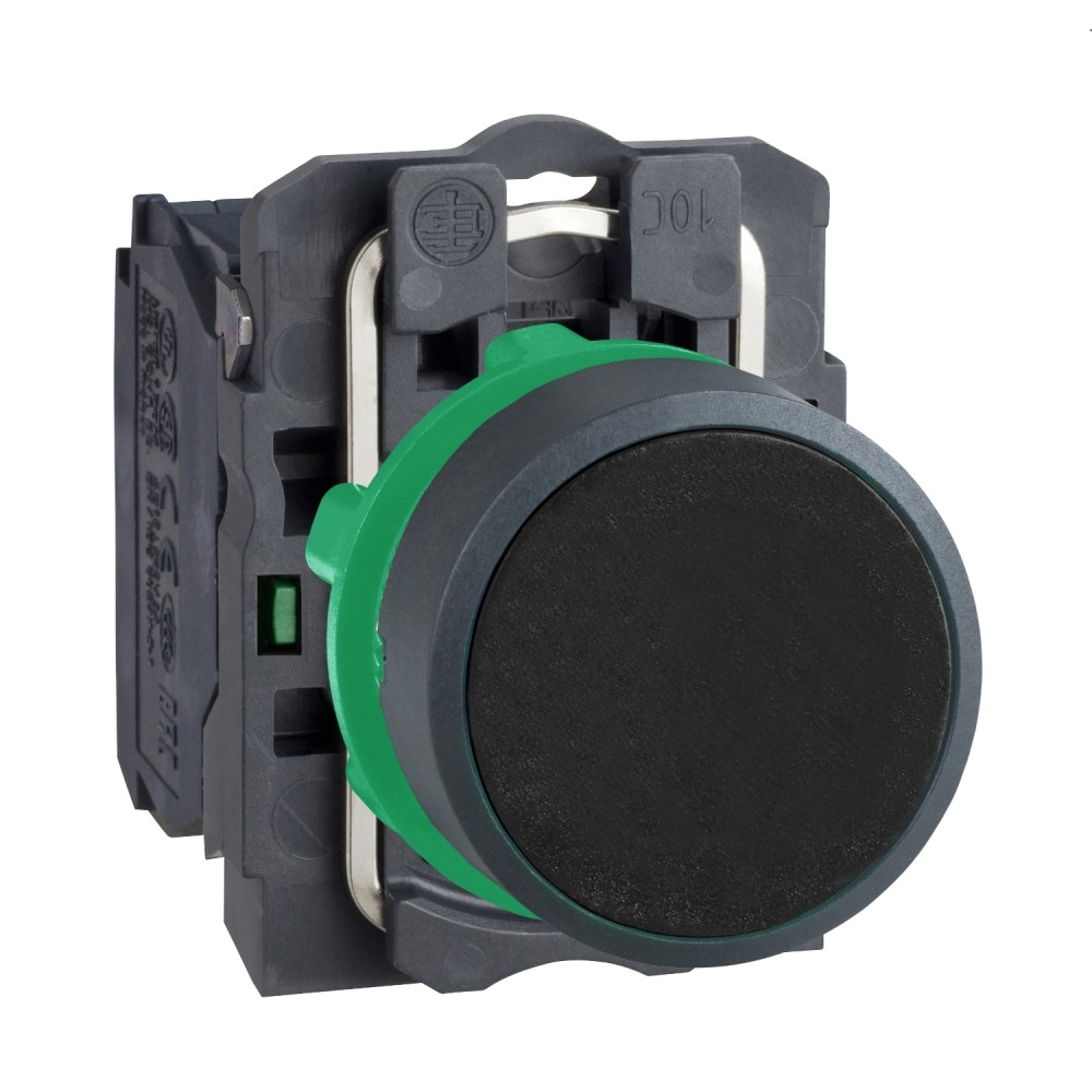 PULSADOR RASANTE PLAST NEGRO 22MM 1NA HARMONY XB5AA21