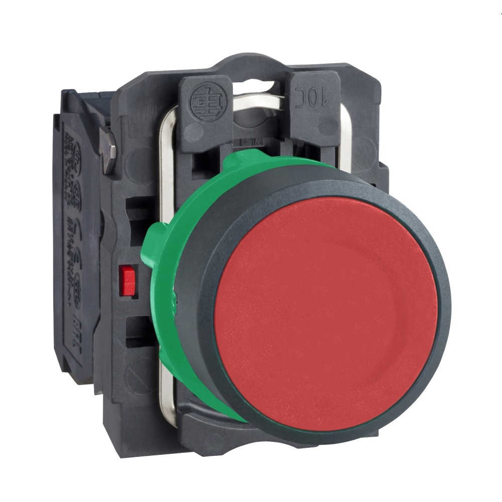 PULSADOR RASANTE PLAST ROJO 22MM 1NC HARMONY XB5AA42