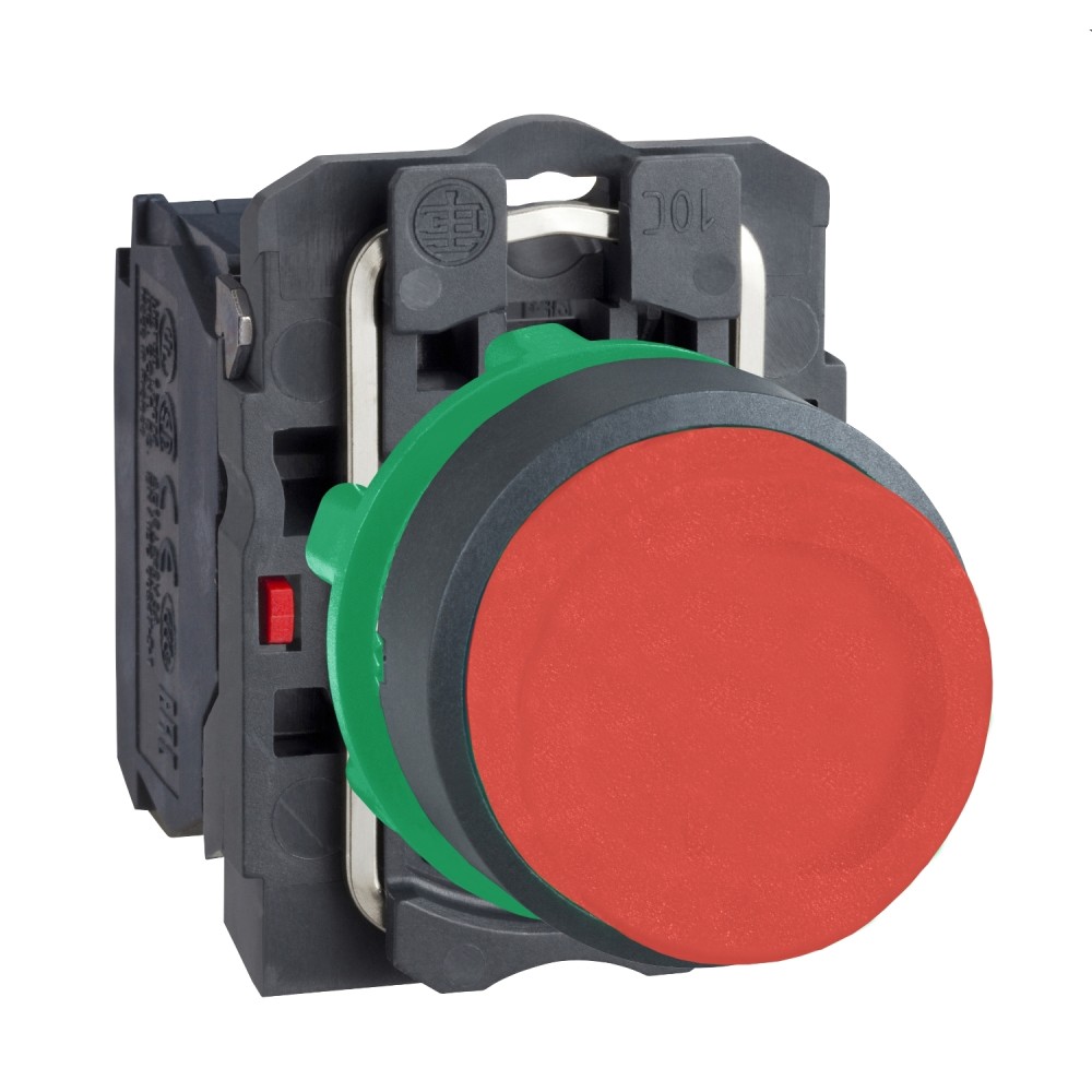 PULSADOR SALIENTE PLAST ROJO 22MM 1NA HARMONY XB5AL42