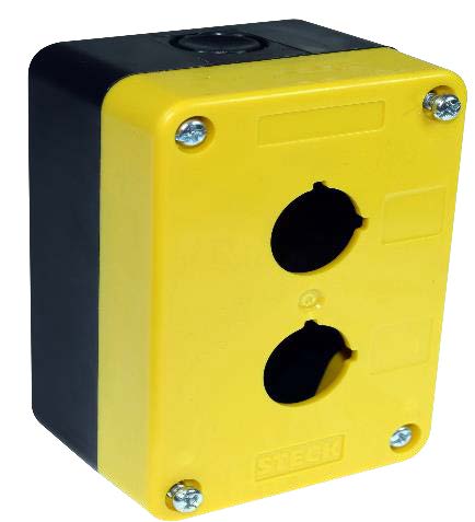 CAJA BOTONERA VACIA PLAST 2 ORIFICIOS 22.5MM MAX BOTTON SQ2K