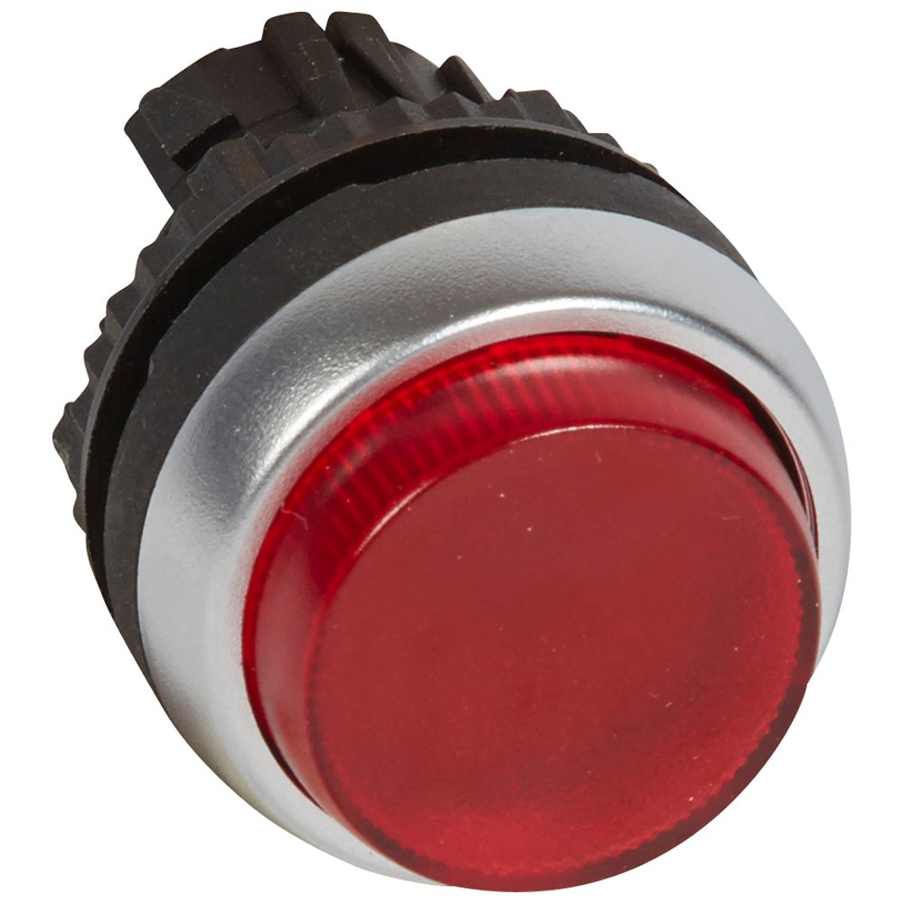 CABEZA PULSADOR LUMINOSO SALIENTE ROJO 22MM OSMOZ 024011