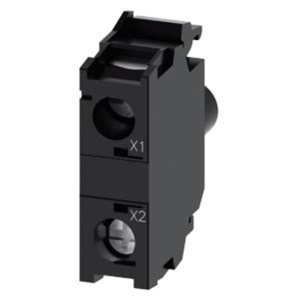 MODULO LED C/LED VERDE 24VAC/DC P/FIJAR EN PLACA FRONTAL SIRIUS ACT 3SU14011BB401AA0