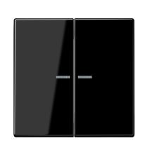 TECLA DOBLE NEGRO ILUM SERIE LS LS995KO5SW