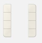 JUEGO TECLAS F50 4 FASES BLANCO ALPINO CD504TSAWW