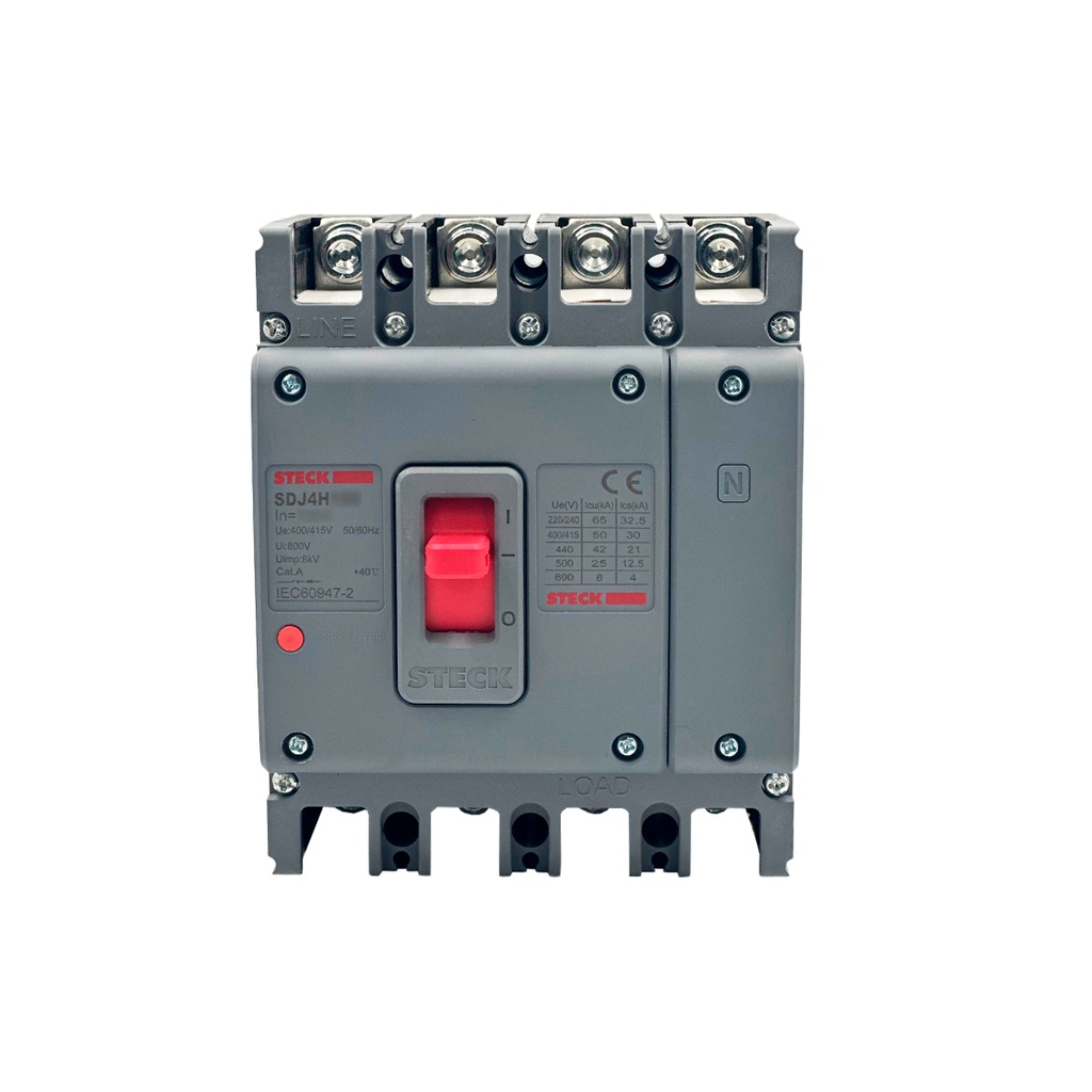INTERRUPTOR AUT CAJA MOLD 4P FIJO 80A 50KA 440VAC SERIE H250 SDJ4H80