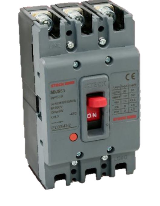 INTERRUPTOR AUT CAJA MOLD 3P FIJO 500A 30KA 415VAC SERIE S630 SDJS500