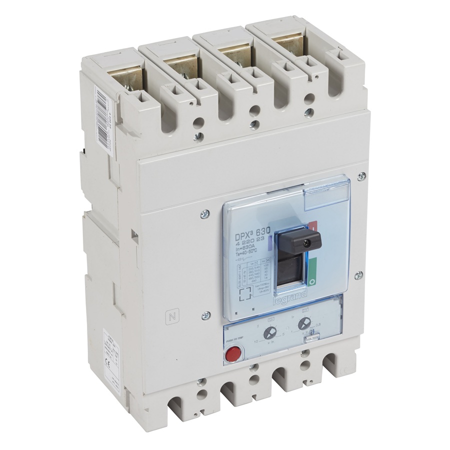 INTERRUPTOR AUT CAJA MOLD 4P TM REGUL 504-630A 50KA 380/415VAC DPX3 630 422023