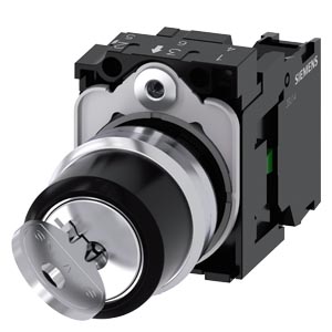 SELECTOR C/LLAVE 2 POSIC METAL CROMADO 22MM O+I SIRIUS 3SU11504BF111BA0