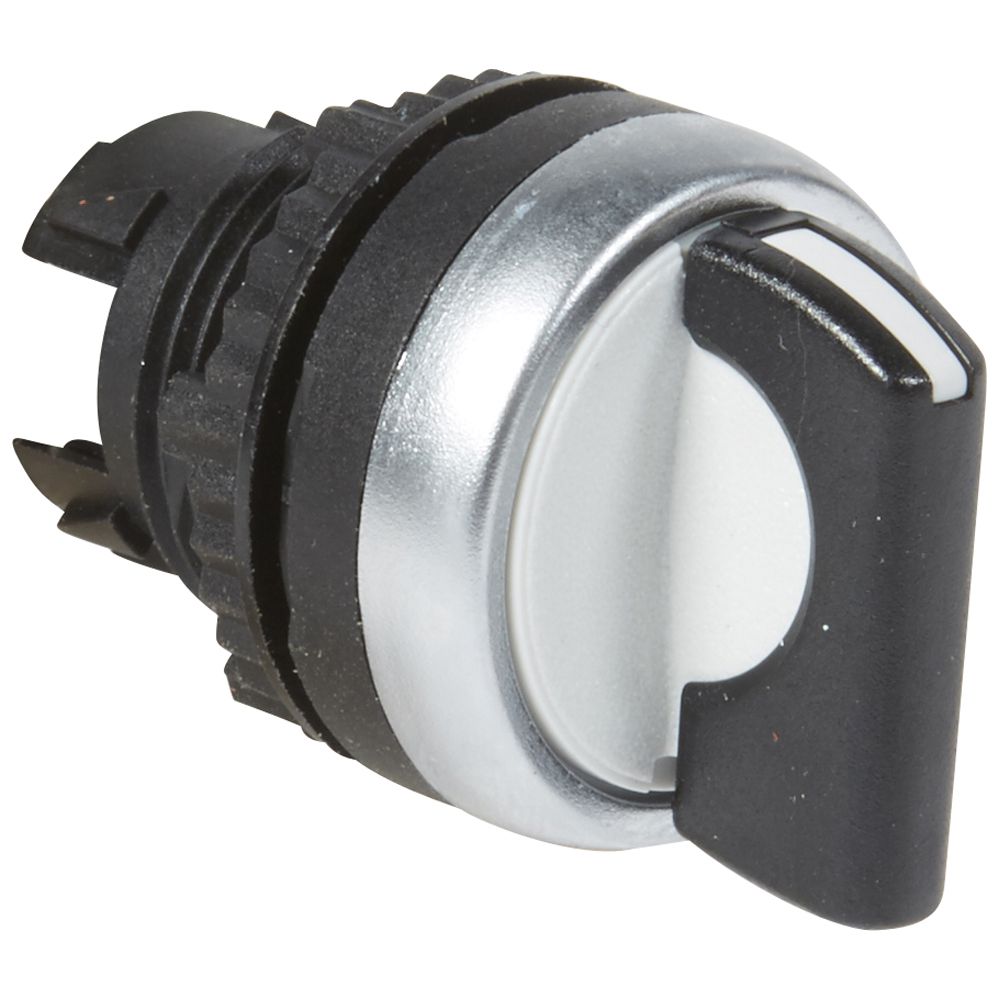 SELECTOR MANETA CORTA 3 POSIC METAL NEGRO 22MM S/CONT 23923