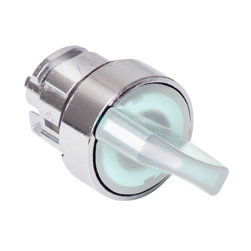 CABEZA SELECTOR LUMINOSO BLANCO 2 POSIC ZB4BK1213
