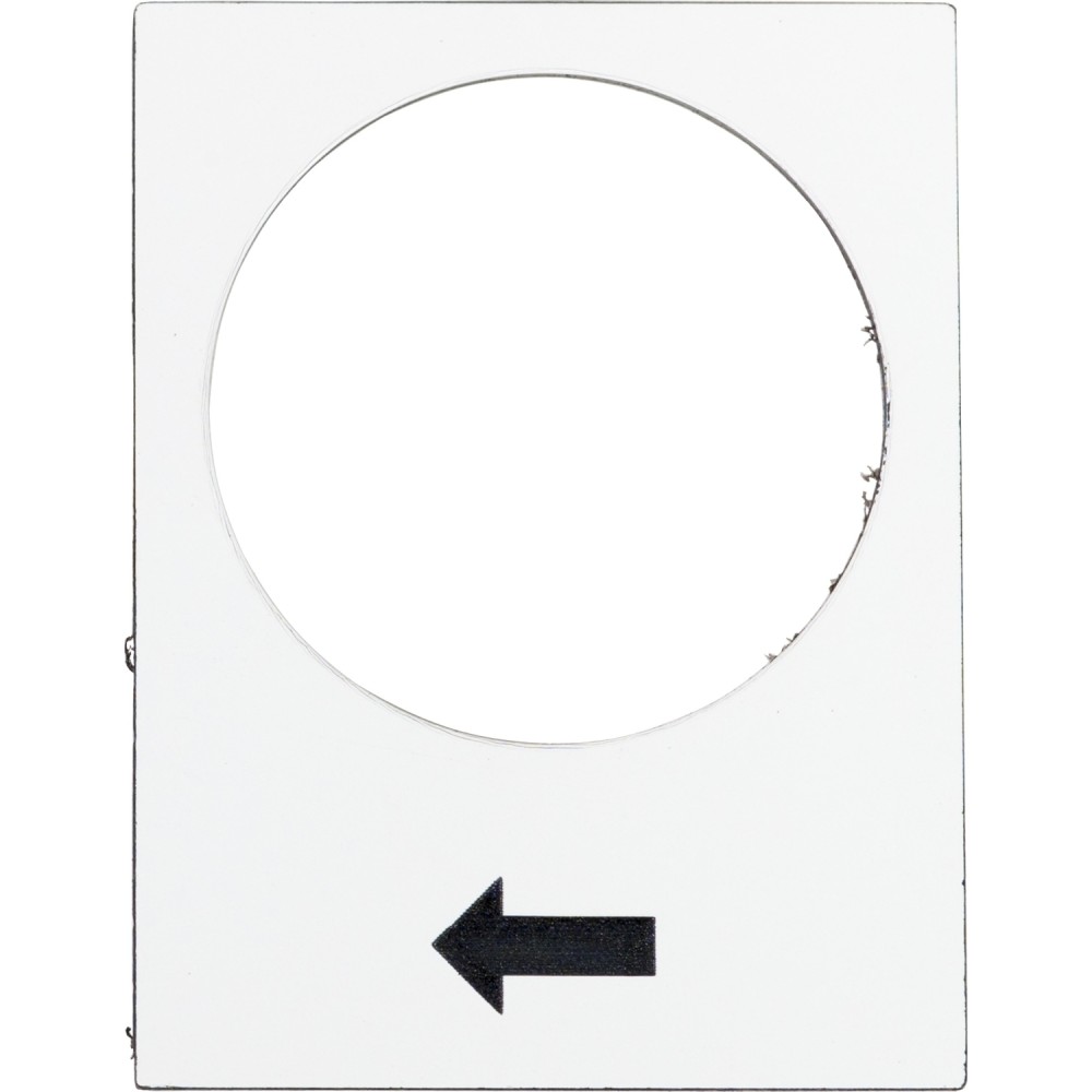 PLACA LEYENDA 30X40MM FIGURIN SUBIDA HARMONY ZB2BY4901