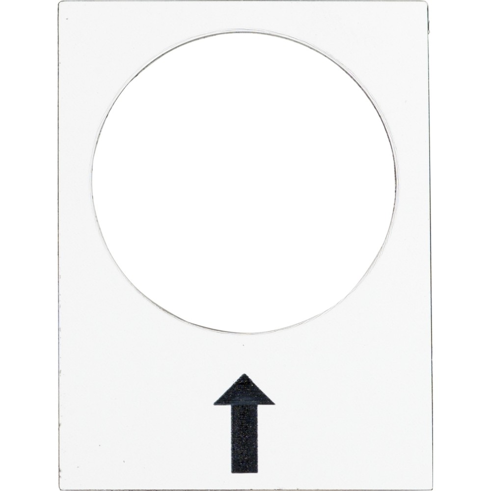 PLACA LEYENDA 30X40MM FIGURIN DERECHA HARMONY ZB2BY4907