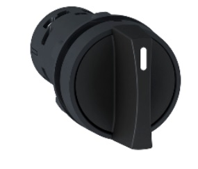 SELECTOR MANETA CORTA 2 POSIC PLAST NEGRO 22MM 1NA+1NC XB7ND25
