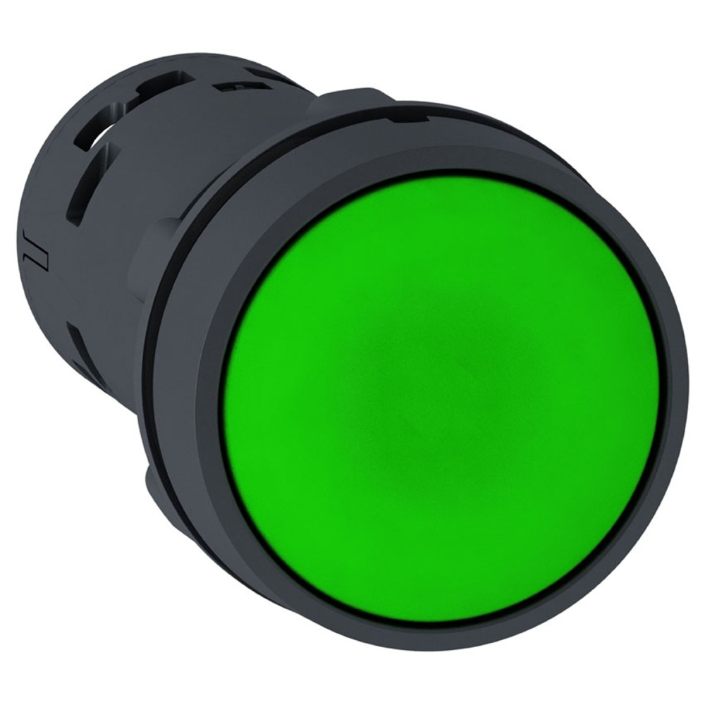 PULSADOR RASANTE PLAST VERDE 22MM 1NA HARMONY XB7NA31