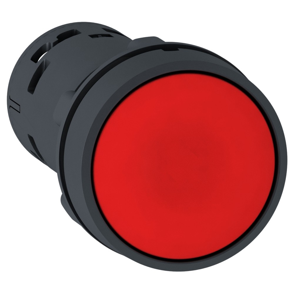 PULSADOR RASANTE PLAST ROJO 22MM 1NC HARMONY XB7NA42