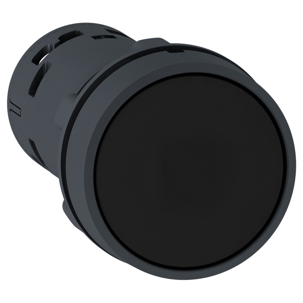 PULSADOR RASANTE PLAST NEGRO 22MM 1NA HARMONY XB7NA21