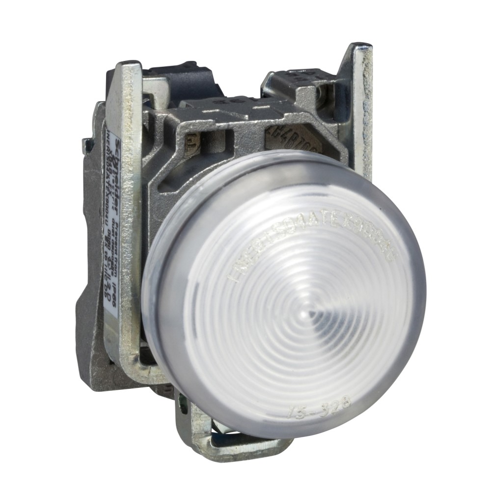 LUZ PILOTO METAL BLANCO 22MM 220VAC LED HARMONY XB4BVM1