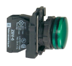 LUZ PILOTO PLAST VERDE 22MM 110/120VAC LED HARMONY XB5AVG3