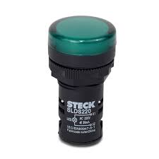 LUZ PILOTO PLAST VERDE 22.5MM 220VAC LED SLDS2202