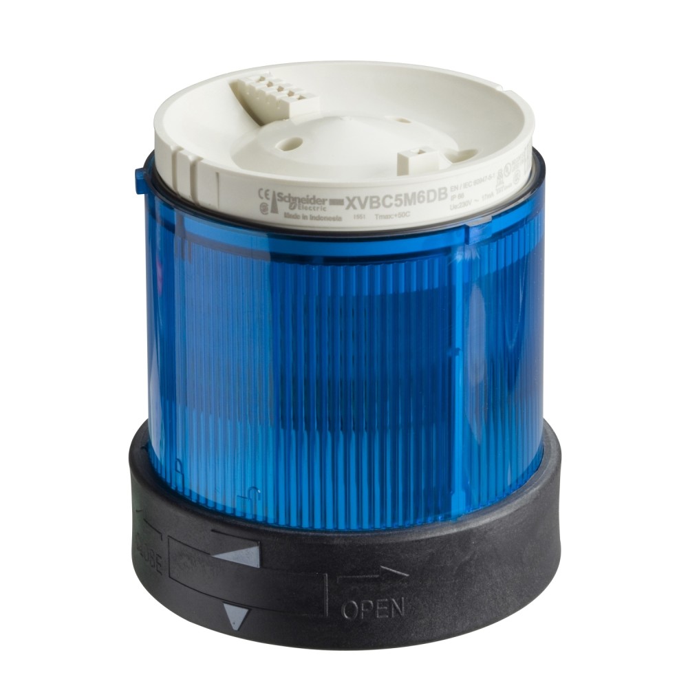 ELEMENTO LUMINOSO P/BALIZA LED PERMAN AZUL 24VAC/DC 70MM HARMONY XVBC2B6