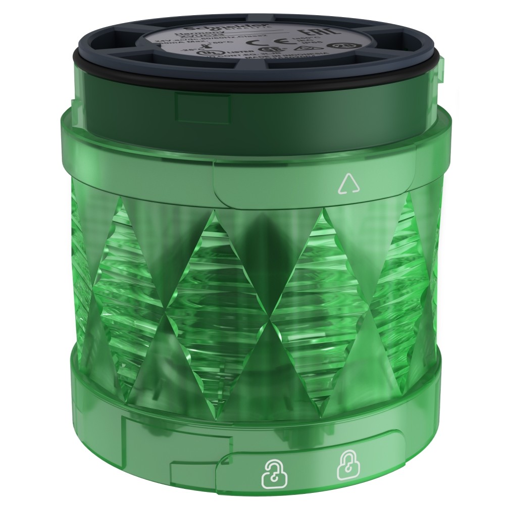 ELEMENTO LUMINOSO P/BALIZA LED PERMAN VERDE 24VAC/DC 60MM HARMONY XVUC23