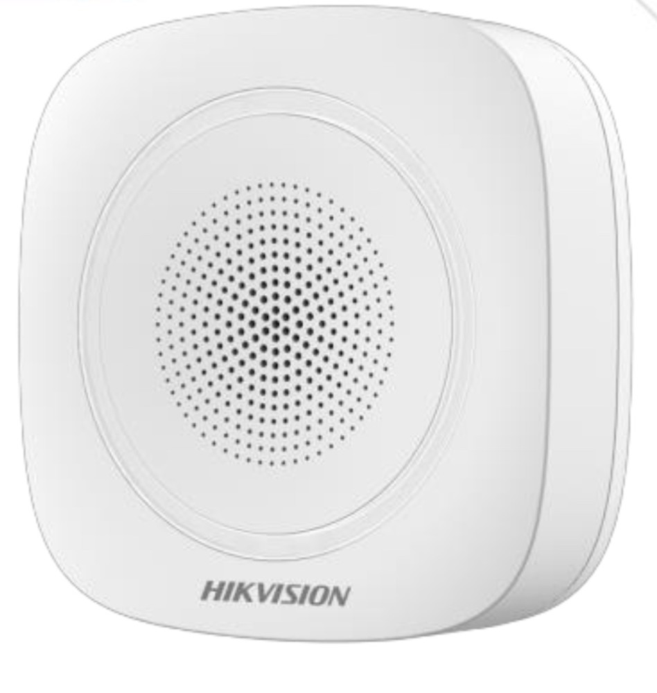SIRENA INALAMBRICA PC+ABS P/ALARMA INTERIOR 110DB BLANCO DS-PS1-I-WB