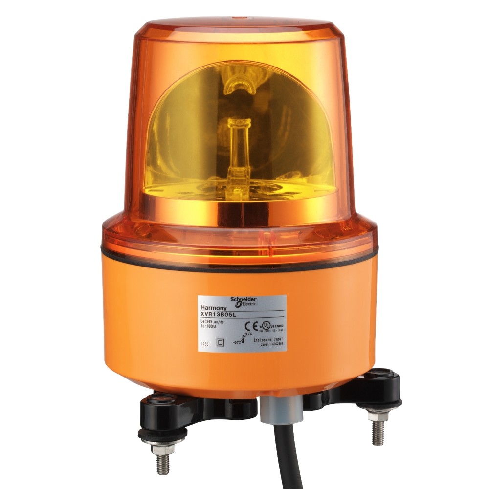 BALIZA C/LED LUZ ROTATIVA ROJO 220V 130MM HARMONY XVR13M04L