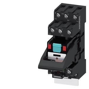 RELE INTERFASE ENCHUFABLE 230VAC 10A LED ROJO 3NANC C/BASE SIRIUS LZS:PT3A5T30