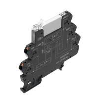 RELE INTERFASE PUSH IN 230VAC 6A LED VERDE 1NANC C/BASE TRP