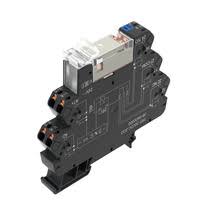 RELE INTERFASE PUSH IN 24VDC 8A LED VERDE 2NANC C/BASE TRP