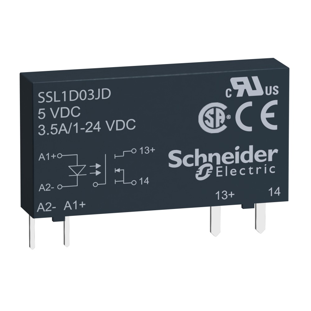 RELE ESTADO SOLIDO 15-30VDC 3.5A 1-24 VDC HARMONY SSL1D03BD
